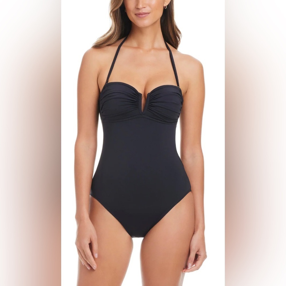 Bleu Rod Beattie Classic Black One-Piece Swimsuit